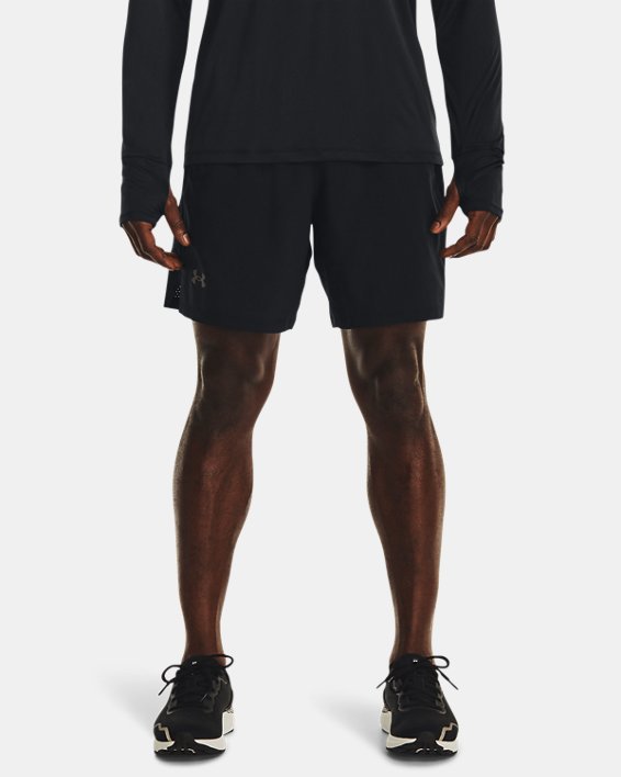 Men's UA Run Up The Pace 7'' Shorts, Black, pdpMainDesktop image number 0